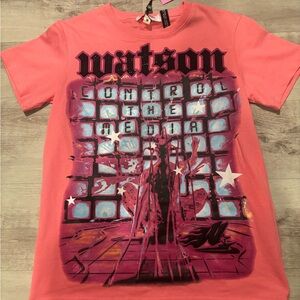 Watson Pink Graphic Tee - Short Sleeve